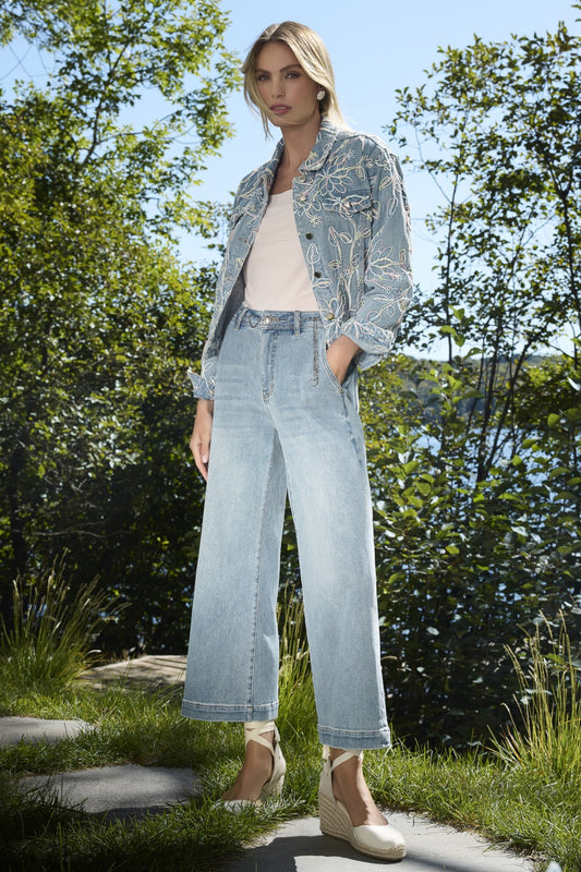 Frank Lyman Denim Pant 266538 Blue