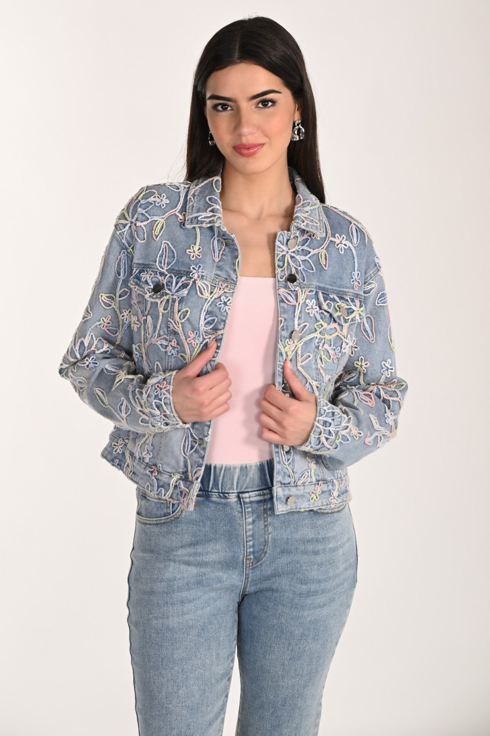 Frank Lyman Denim Jacket 266591 Light Blue
