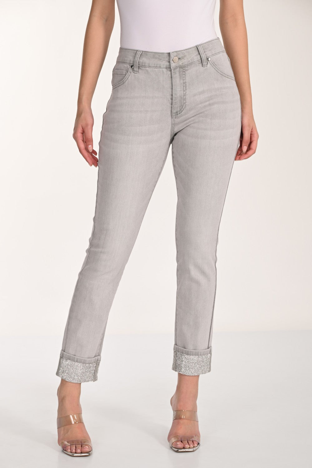 Frank Lyman Denim Pant 266594 Grey