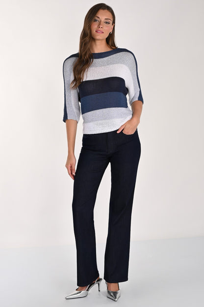 Frank Lyman Denim Pant 266595 Dark Blue