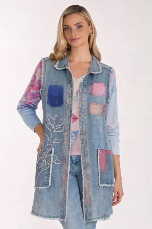 Frank Lyman Vest 266599 Blue