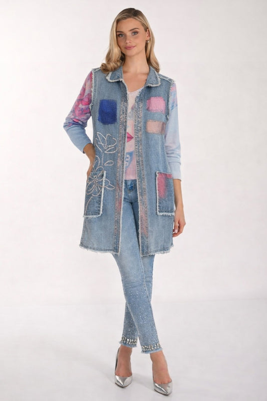 Frank Lyman Vest 266599 Blue