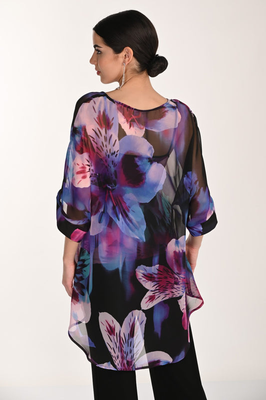 Lyman Top 268246 Black/Deep Rose