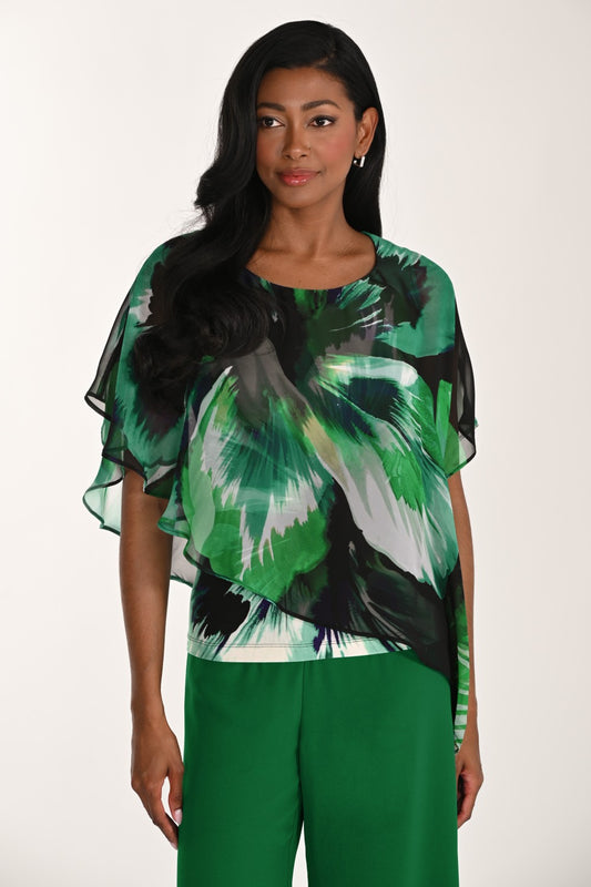 Lyman Top 268267 Jadegrün/Schwarz