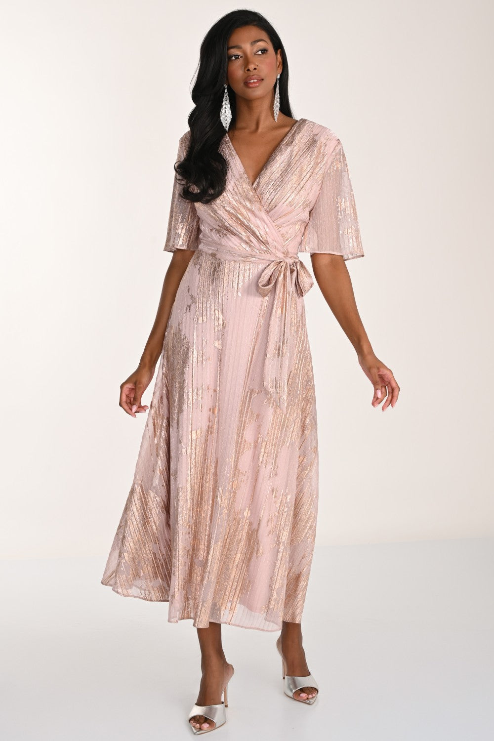 Lyman Dress 268305 Lychee