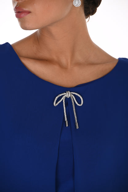 Lyman Women’s Cape Sleeve Overlay Dress 269023 – Imperial Blue