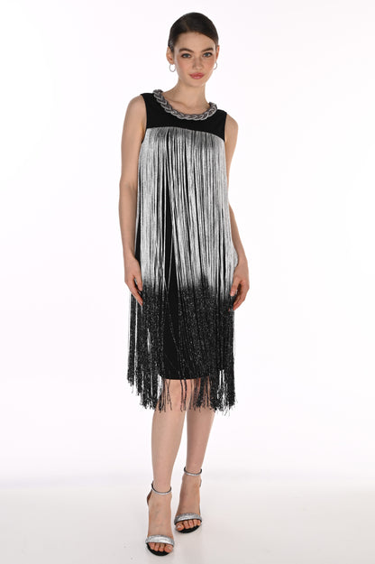 Lyman Dress 269700 Silver/Black