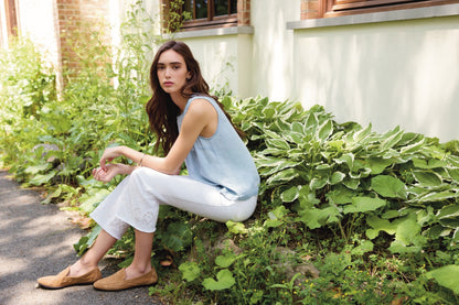 Charlie B Top C4698-578C-156 Mittelblau