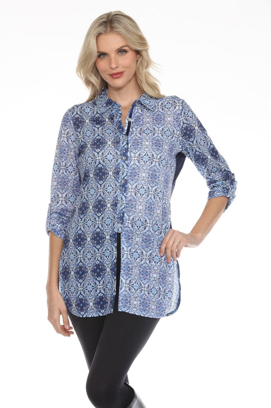 New Label Top 89037-AS Blue