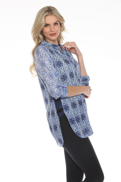 New Label Top 89037-AS Blue