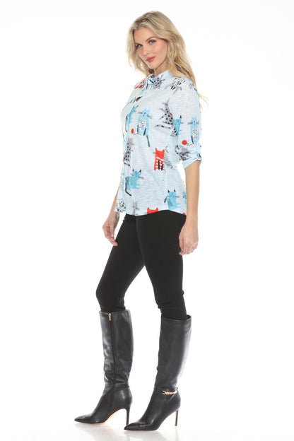 New Label Blouse 89046 Multi