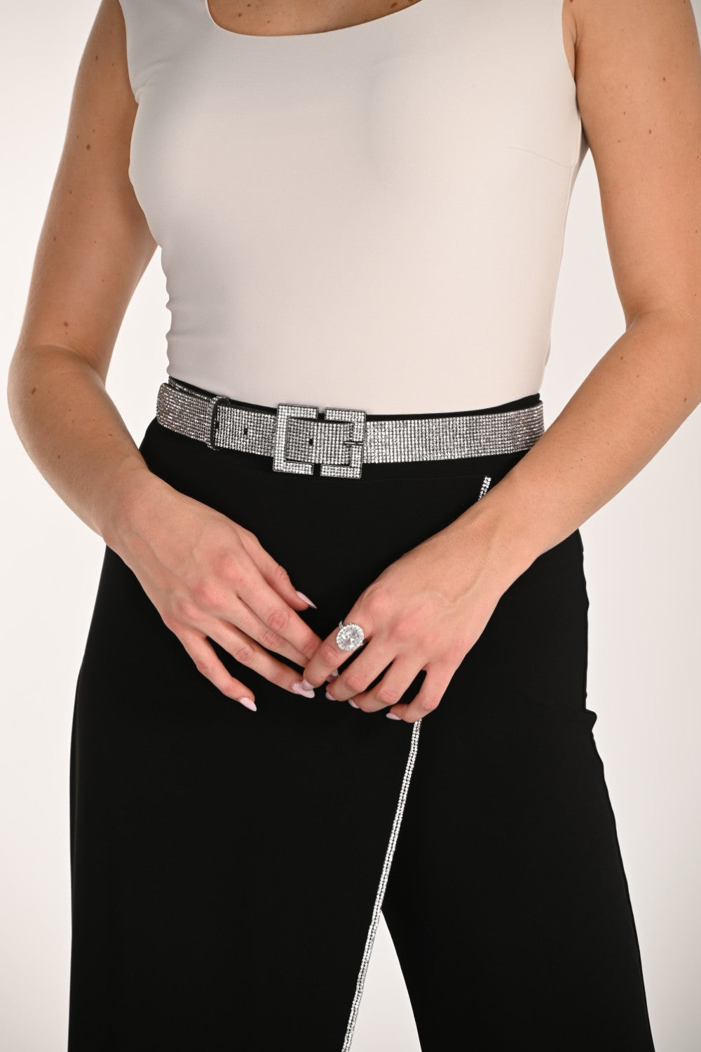 Lyman Belt A26802 Black/Silver