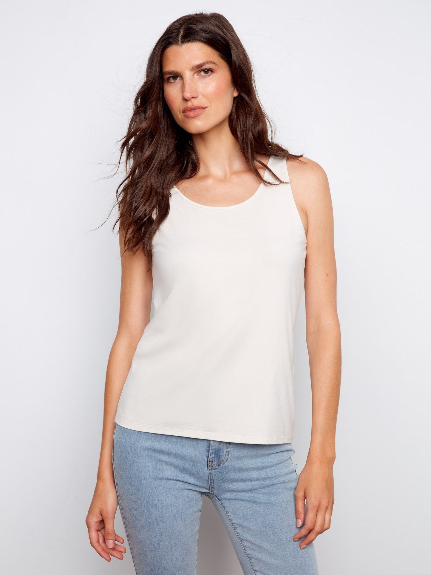 Charlie B Top C1243W-730A-324 Greige
