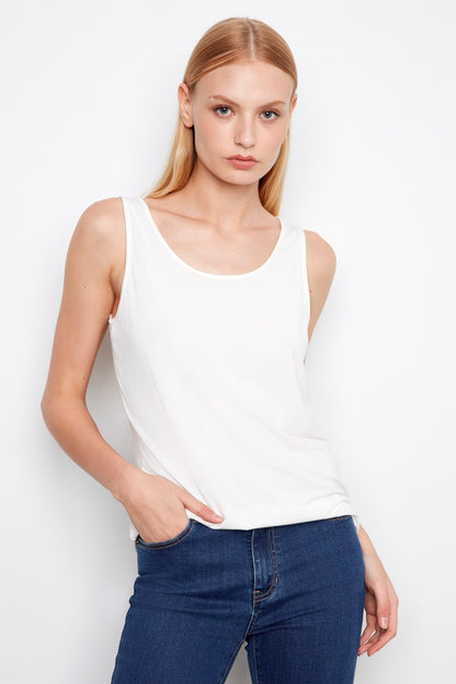 Charlie B Cami C1243WPK-730A-002 White