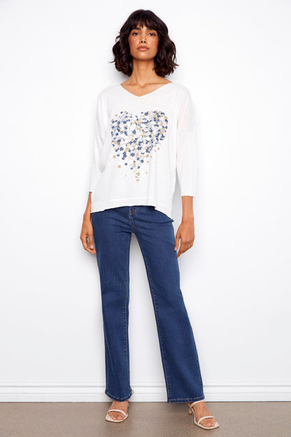 Charlie Top C1264CPK-006B-P461 Herzen