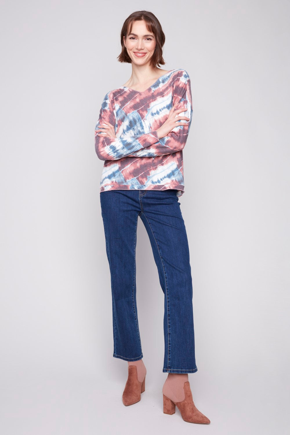 Charlie B Top C1292GPK-006B-P701 Dreamy Pink