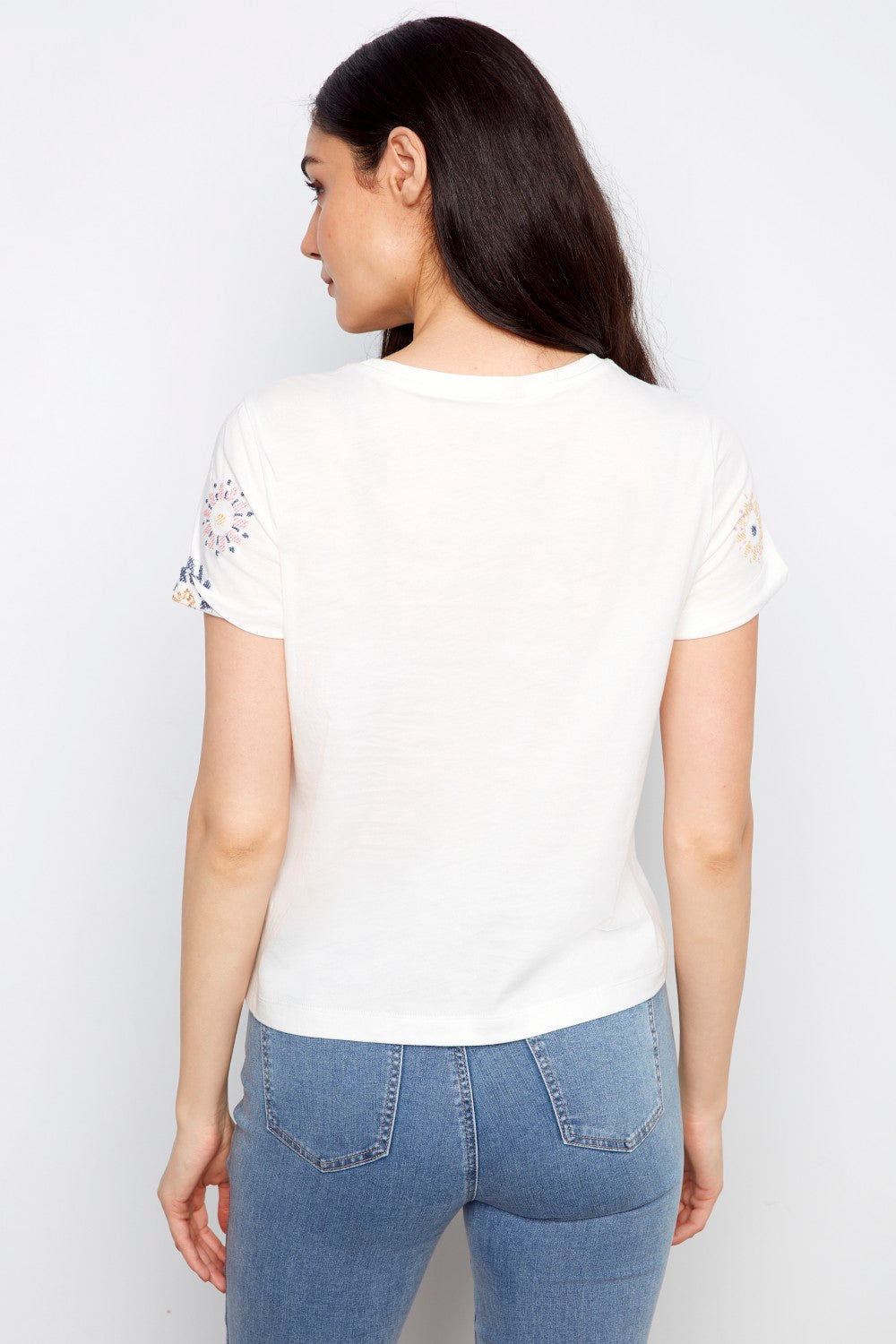 Charlie B T-Shirt C1426EPK-621C-P565 Daisies