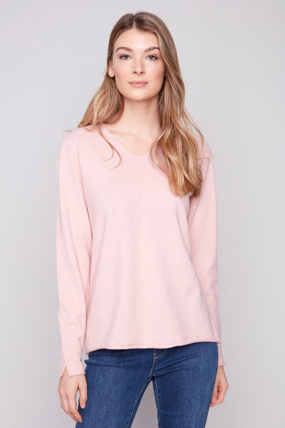 Charlie B Sweater C2279RR-464A-667 Cabernet