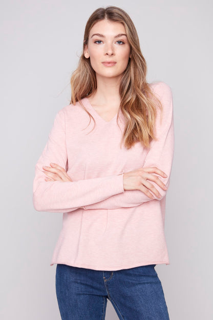 Charlie B Sweater C2279RR-464A-667 Cabernet