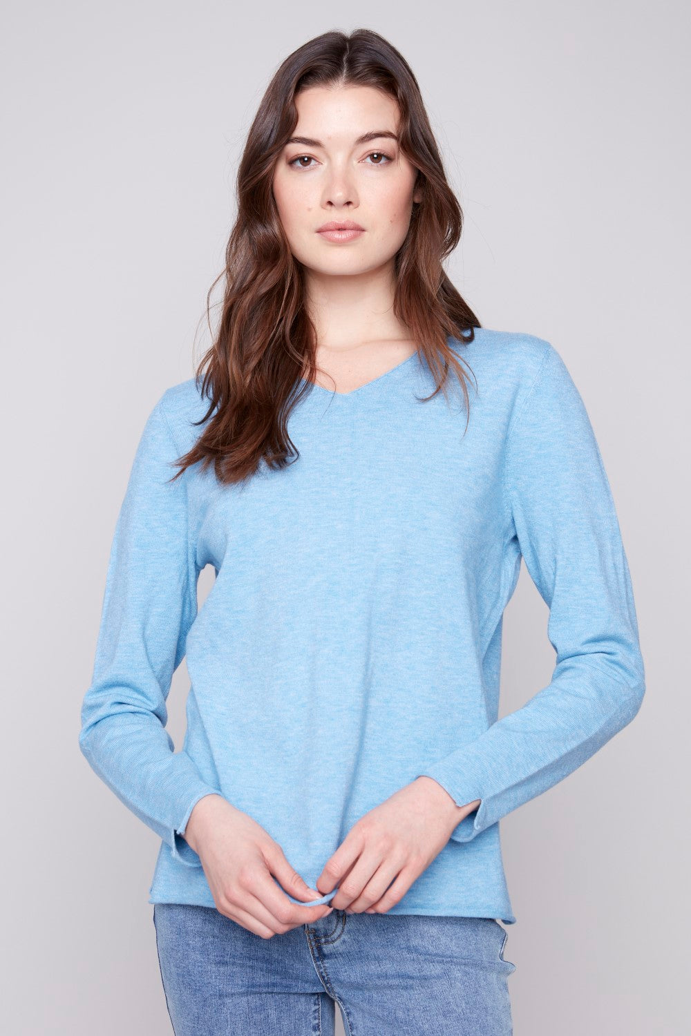 Charlie B Sweater C2279RR-464A-667 Cabernet