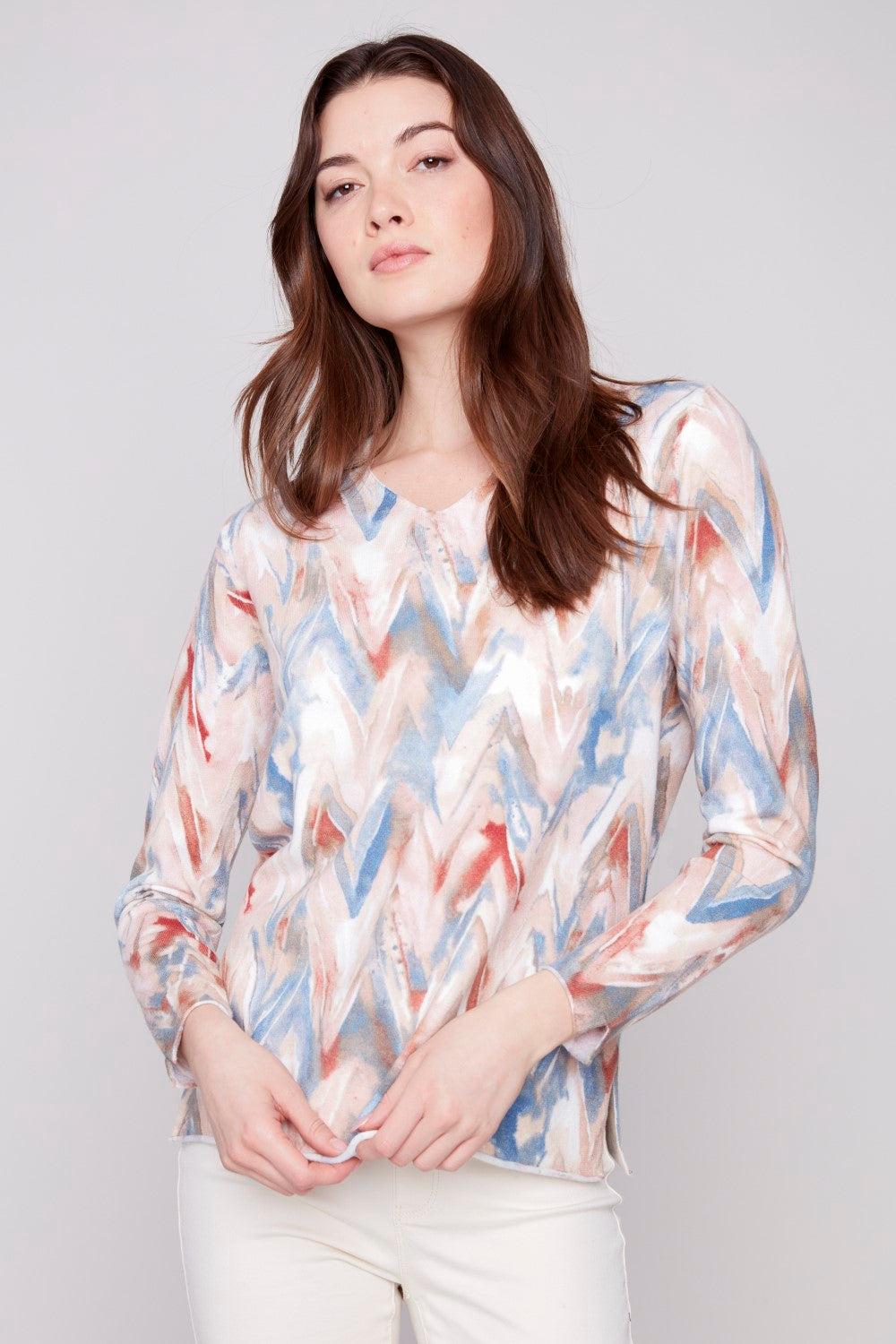 Charlie B-Pullover C2279TP-464A-P547 Chevron