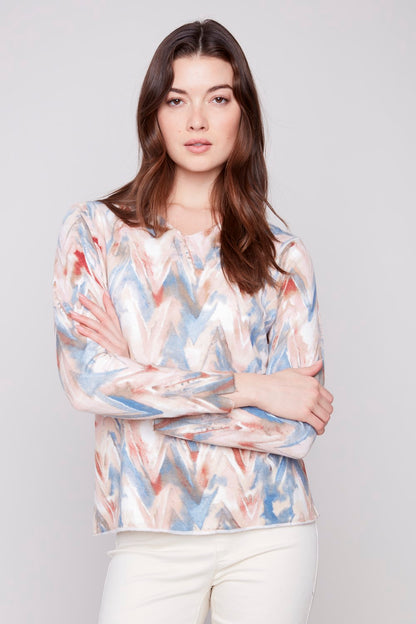 Charlie B-Pullover C2279TP-464A-P547 Chevron