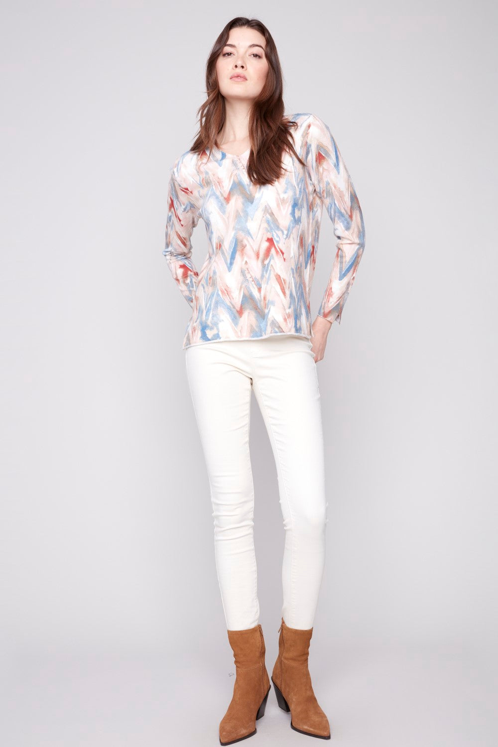 Charlie B-Pullover C2279TP-464A-P547 Chevron