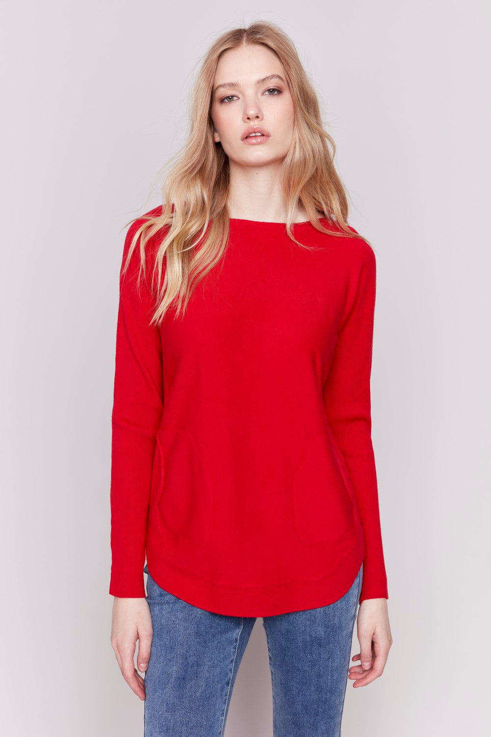 Charlie B SWEATER C2380W-464A-041 mirtillo rosso