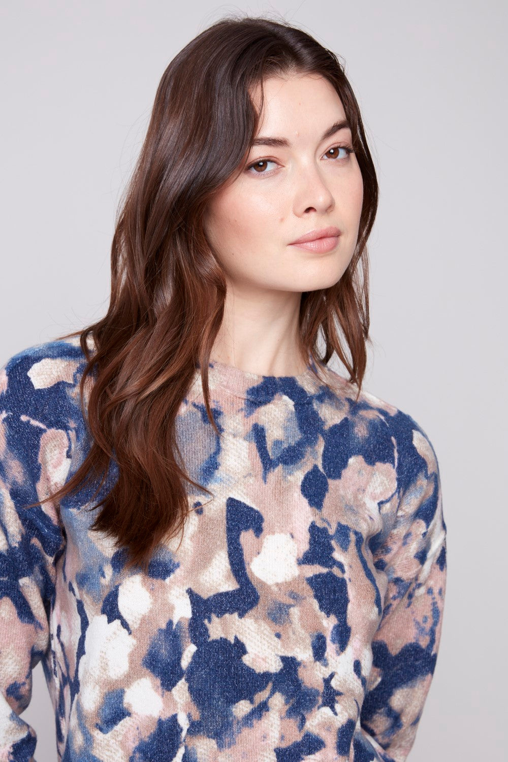 Charlie B Sweater C2546RR-918A-P862 Romantic