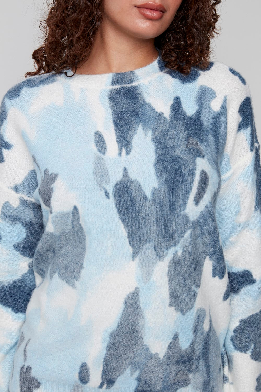 Charlie B Sweater C2546RR-918A-P989 Blue Organic