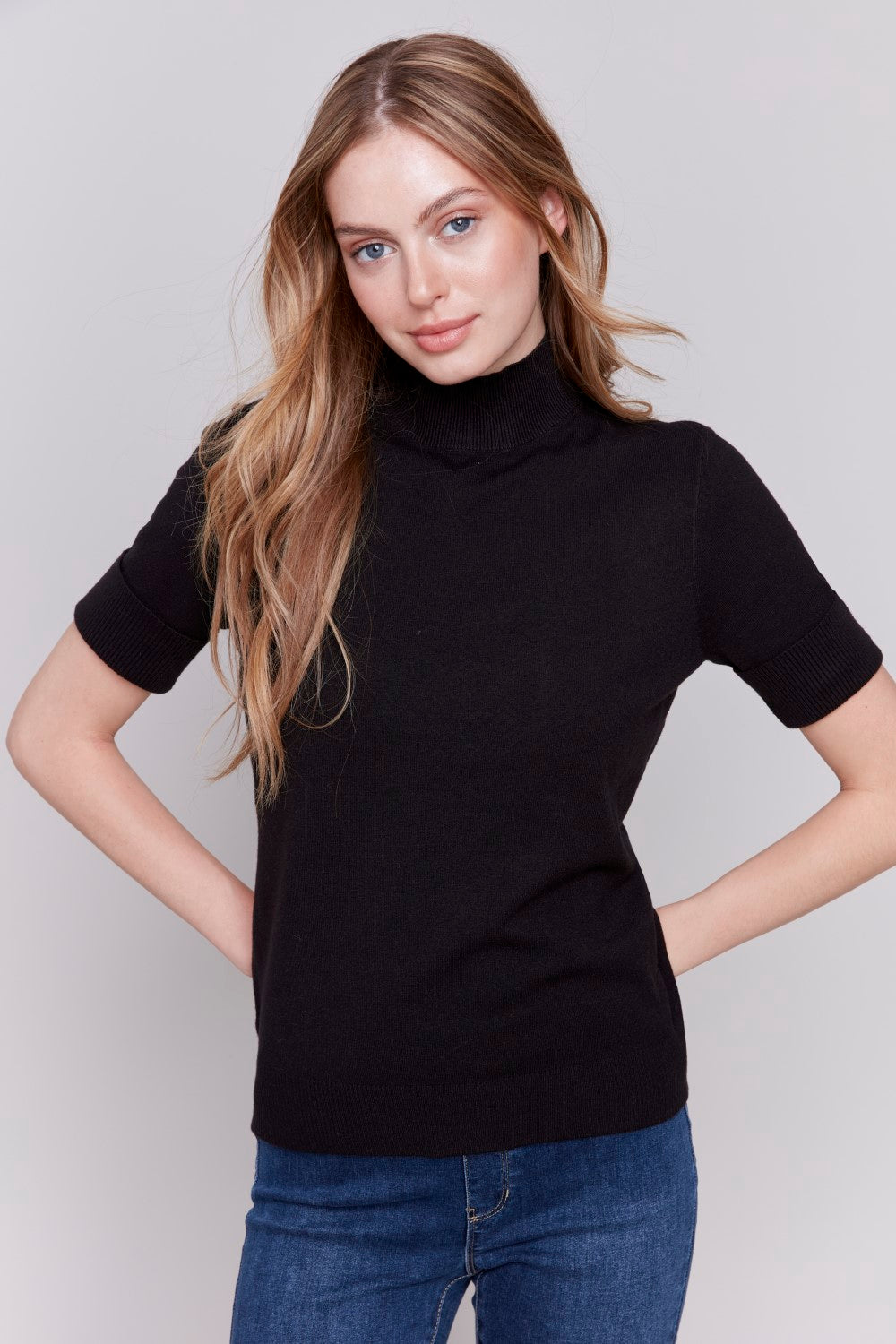 Charlie B Pullover C2677-464a-001 Schwarz