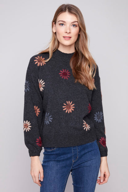 Charlie B-Pullover C2689E-433C-030 H-CHARCOAL