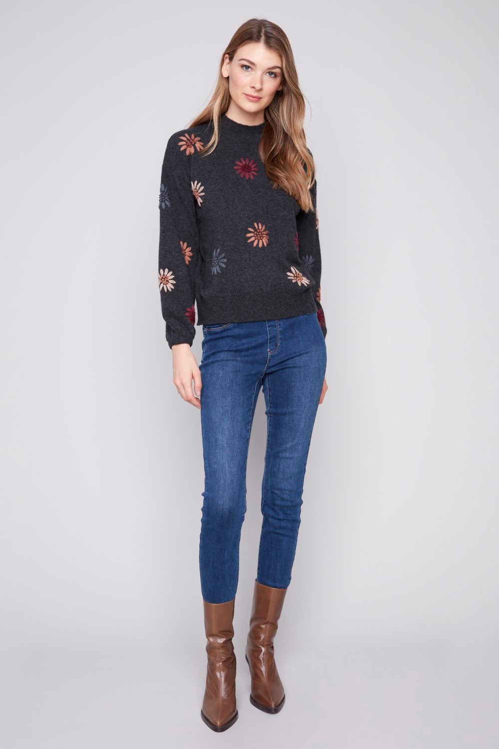 Charlie B-Pullover C2689E-433C-030 H-CHARCOAL