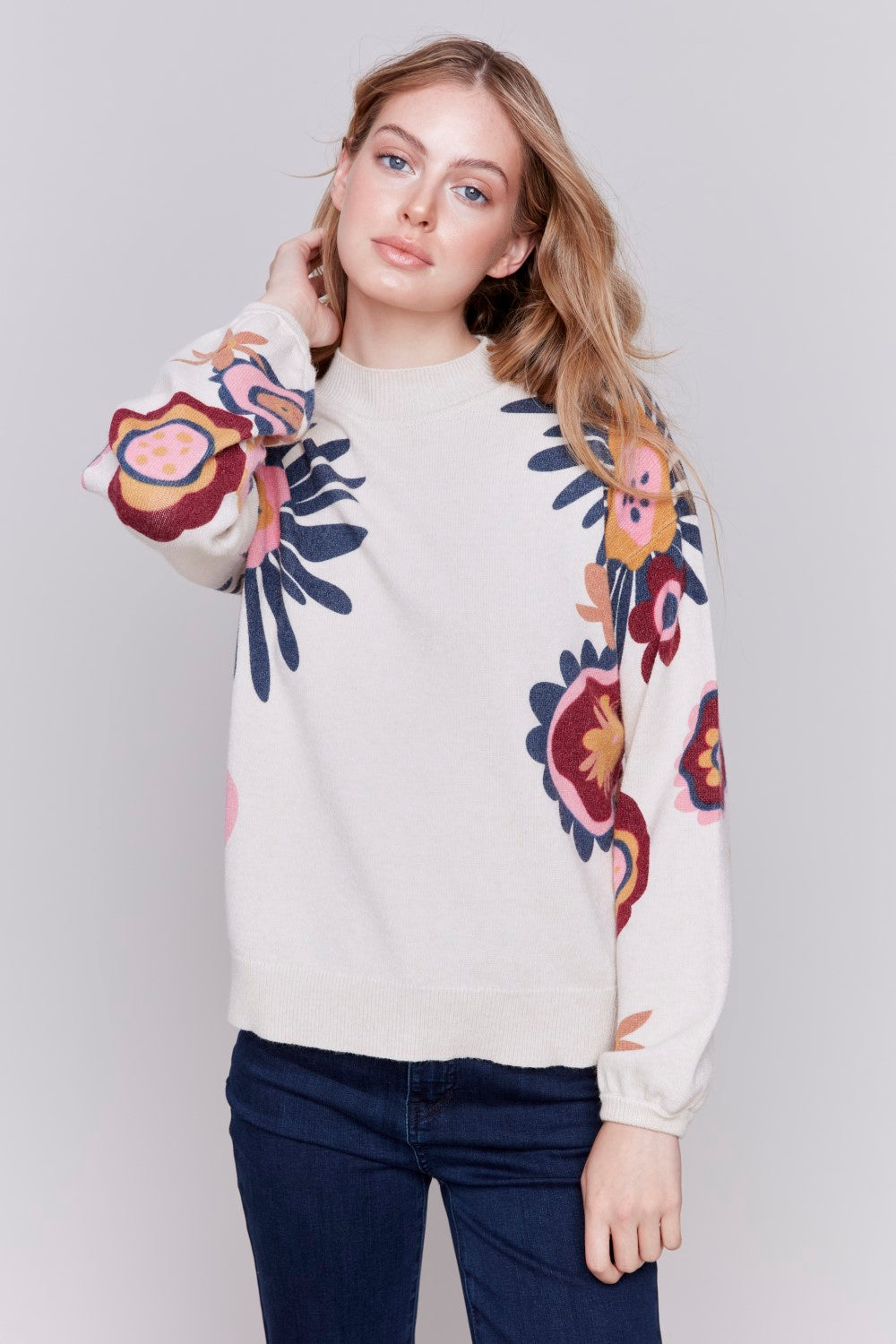 Charlie B Pullover C2689-974A-P546 H-Beige