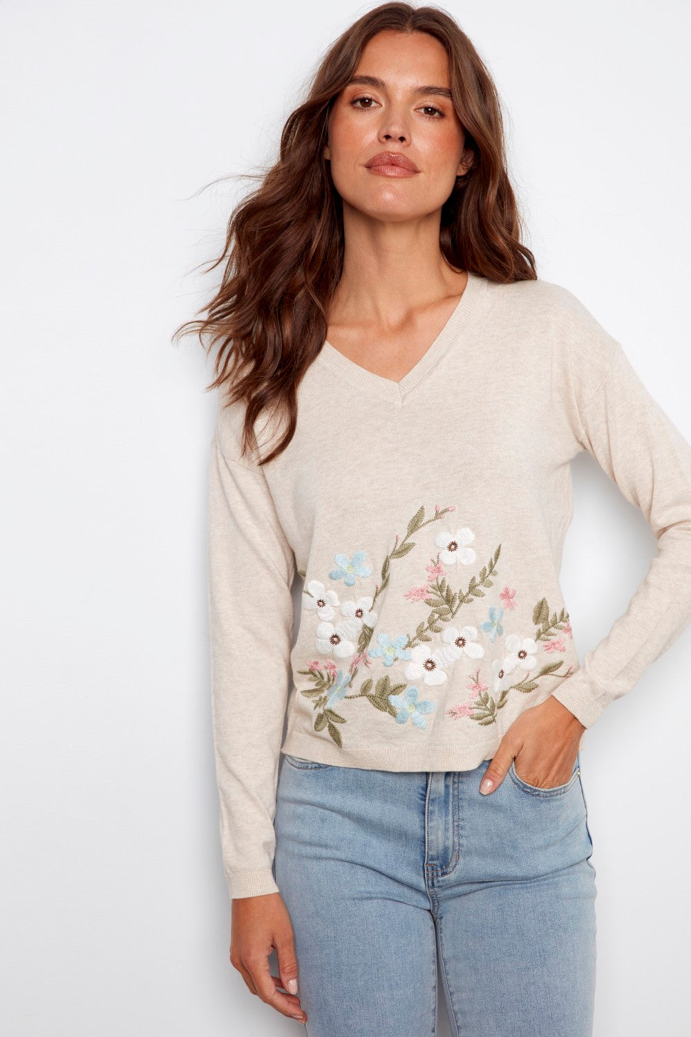 Cherie_Y【美品】the urban blance Charlie B Sweater C2802R-261B-P868 Wildflowers – Belle Mia Boutique