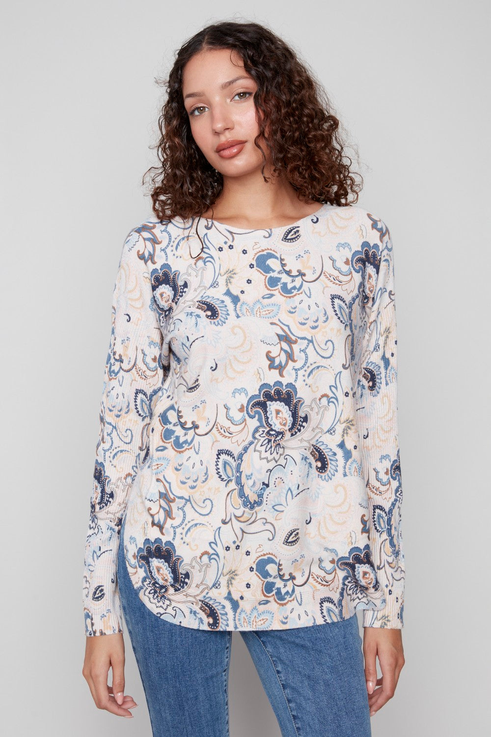 Charlie B Sweater C2818P-464A-P060 Blush