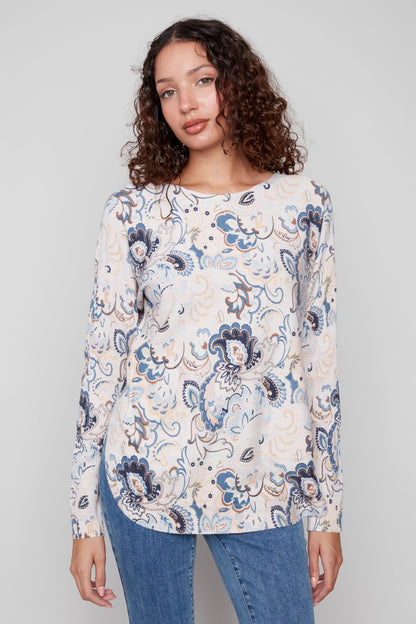 Charlie B Sweater C2818P-464A-P060 Blush