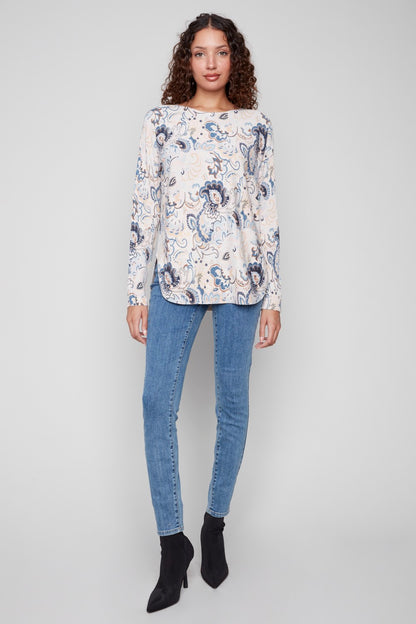 Charlie B Sweater C2818P-464A-P060 Blush