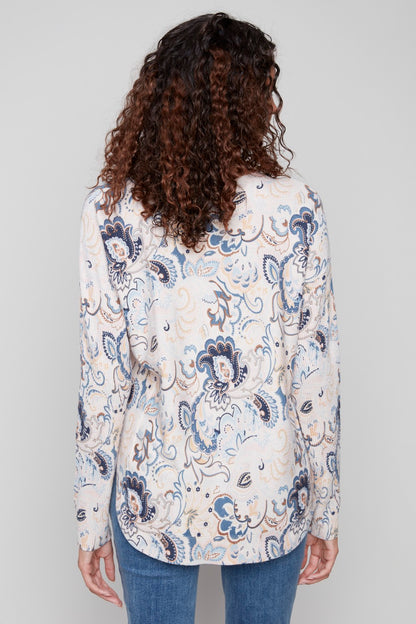 Charlie B Sweater C2818P-464A-P060 Blush