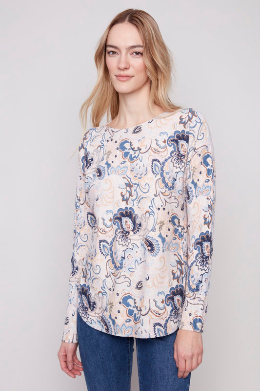 Charlie B Sweater C2818P-464A-P060 Blush