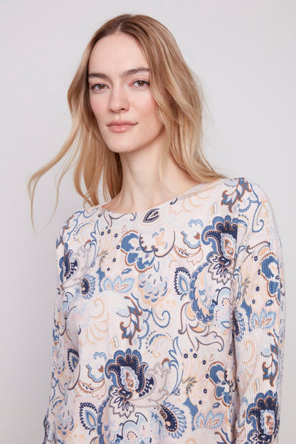 Charlie B Sweater C2818P-464A-P060 Blush