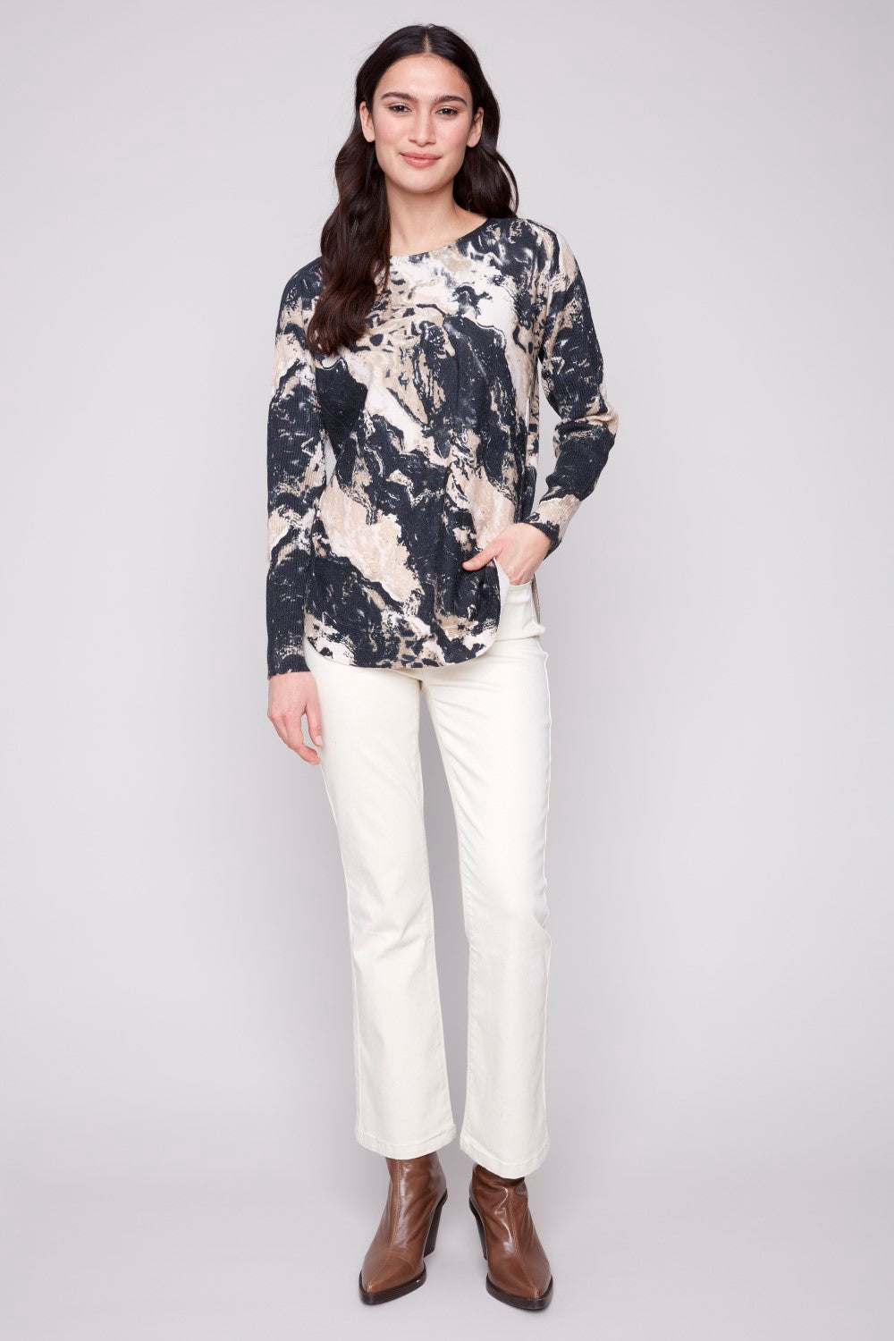 Charlie B-Pullover C2818P-464A-P904 Laub