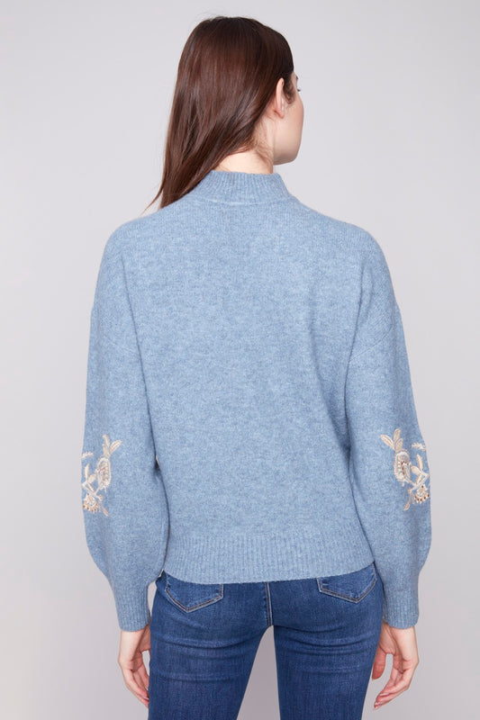 Charlie B Sweater C2856-018C-011 H-Denim