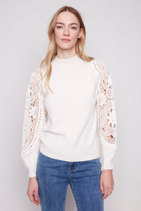 Charlie B Pullover C2865-736A-276 ECRU