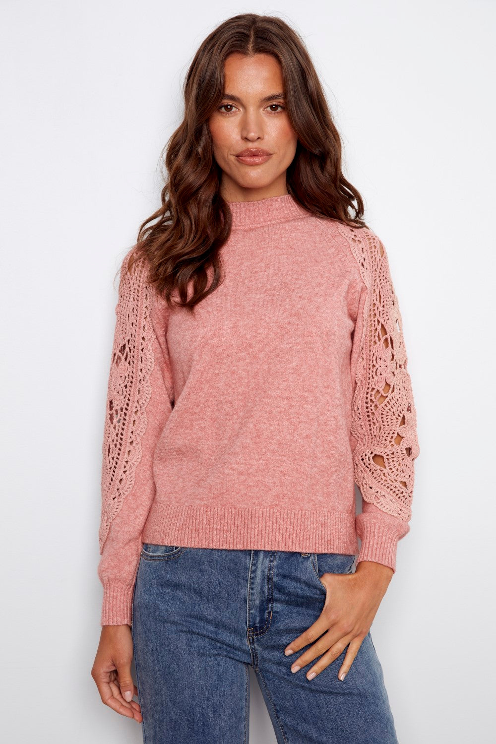 Charlie B Pullover C2865-736A-276 ECRU