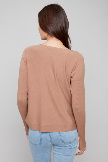 Charlie B Sweater C2871-464A-610 Truffle