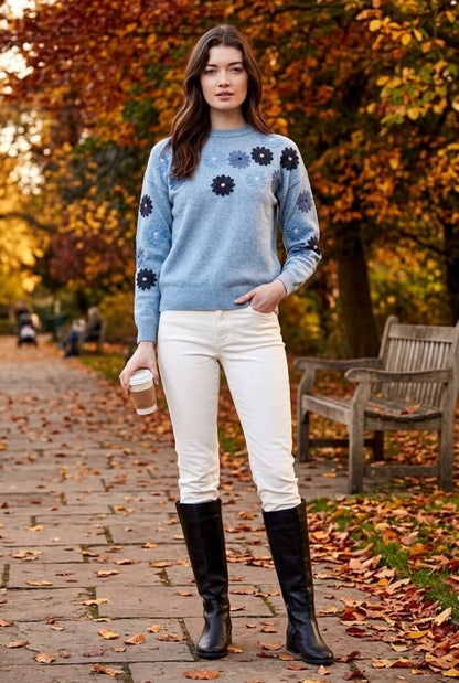 Charlie B Sweater C2891-974A-011 H-Denim