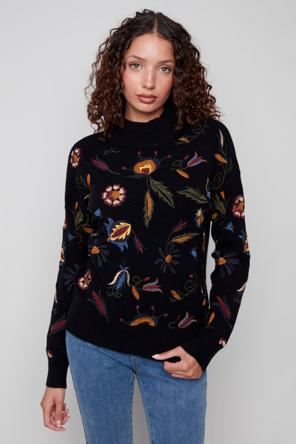 Charlie B Pullover C2893-736A-P001 Schwarz