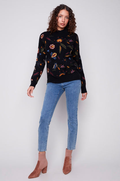 Charlie B Pullover C2893-736A-P001 Schwarz