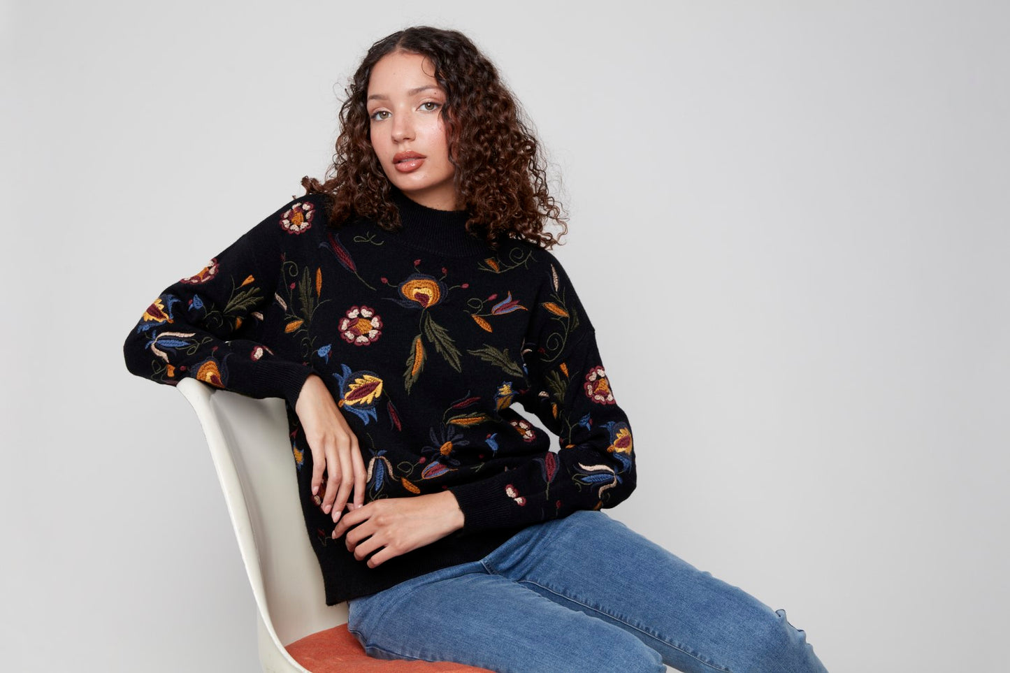 Charlie B Pullover C2893-736A-P001 Schwarz